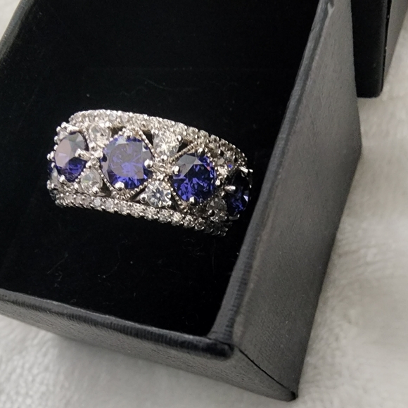Tanzanite Eternity Band - Picture 3 of 7